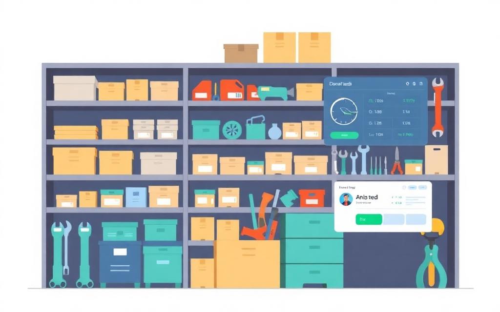 Controle de estoque de produtos e insumos